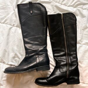 EUC Frye Black Leather Riding Boots